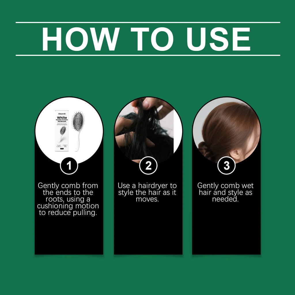 Volumizing Air Cushion Hair Brush – Anti-Static & Scalp Massage Air Cushion Hair Brush Oasis Select