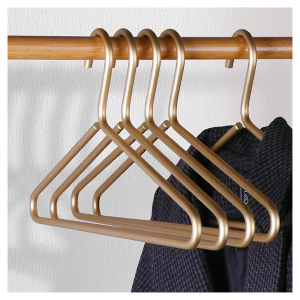 5-Pack Heavy-Duty Aluminum Alloy Coat Hangers | Clothes Rack