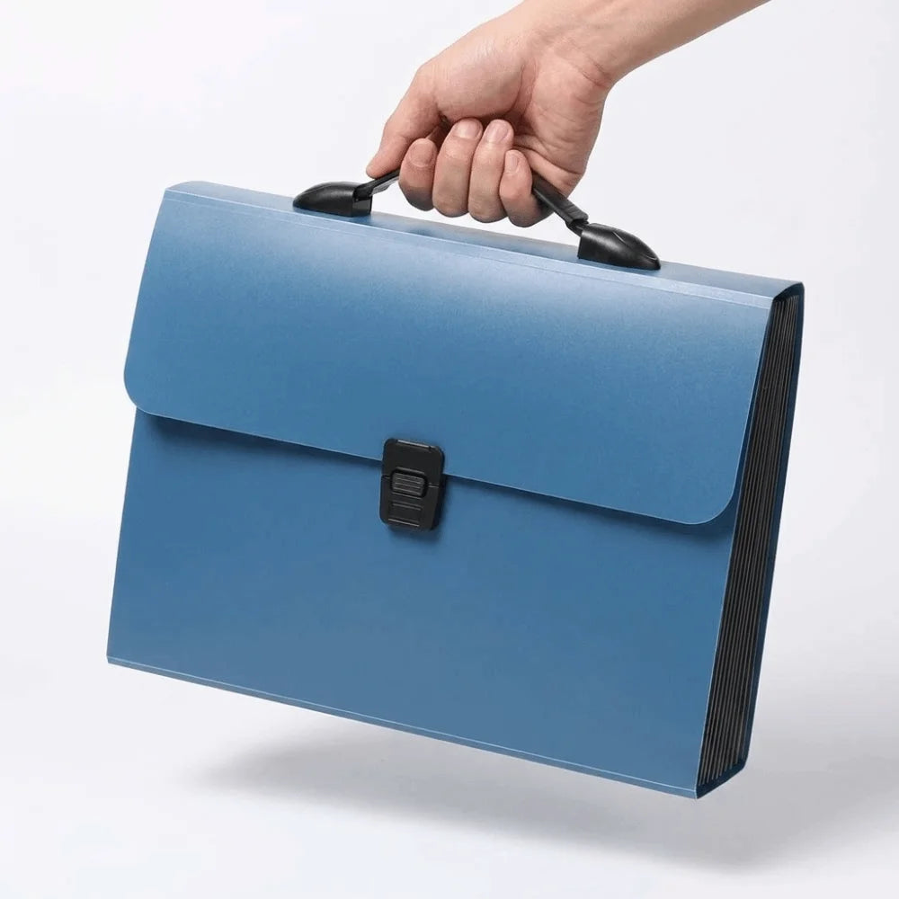 13 Layers Accordion File Folder Large Capacity Waterproof Expanding File Organizer Multifunctional Portable Document Storage Bag Oasis Select