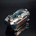 MXS genuine street version large radiation motorcycle modified with left and right universal calipers Oasis Select Silver