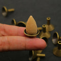 10pcs Mini Incent Stand Storage Metal Holder Burner Cone Coil Backflow Holders Stick Catcher Ash Waterfall Censer Filter Oasis Select 10pcs