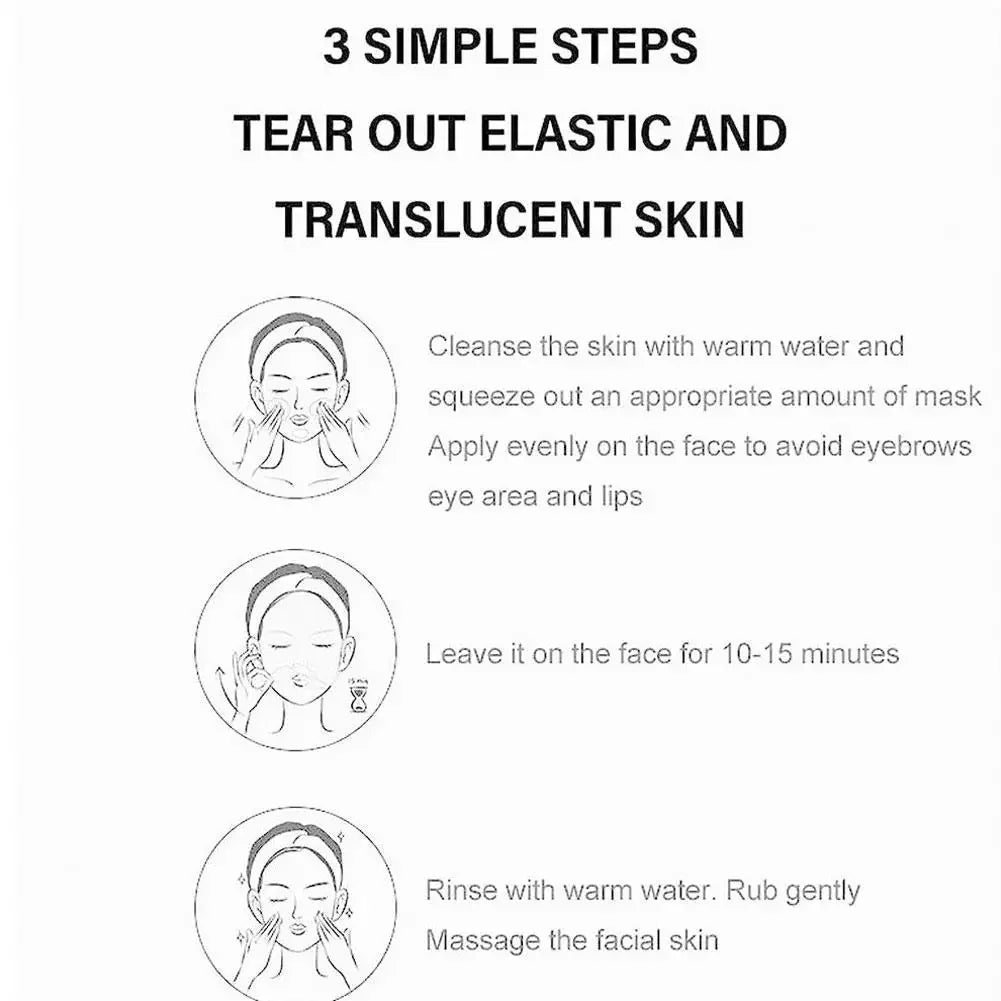 LAIKOU Gold Peel-Off Face Mask 80g – Deep Cleanse & Tighten