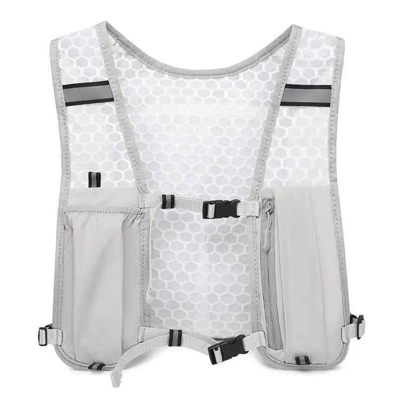 Gray Sling Vest Bag – Lightweight Crossbody for Travel & Sport