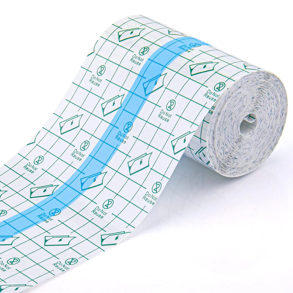 Tattoo Waterproof Tape Roll - PU Film Transparent Dressing for Shower, Body Acupuncture, Belly Button Protection Blank Patch Oasis Select 10cm ride 5m