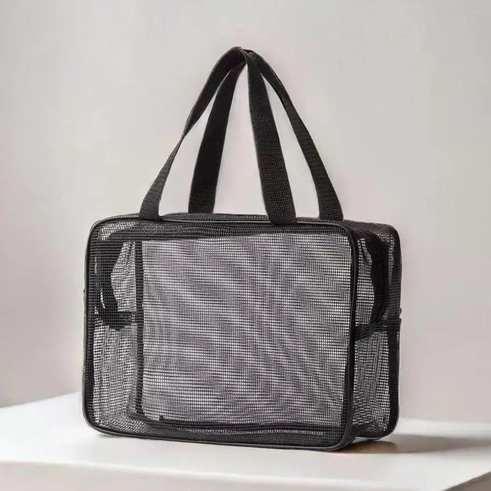 Mesh Shower Toiletry Bag – Large Capacity Bath & Travel Tote