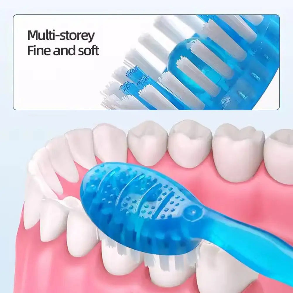 10-Pack Disposable Travel Toothbrush with Built-In Mint Toothpaste Disposable Toothbrush Oasis Select