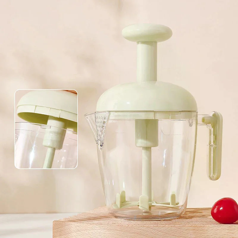 Egg Beater Hand Mixer Semi-Automatic Egg Whisk Milk Frother Handheld Egg Mixer Manual Press-type To Beat Egg Whites Baking Tool Oasis Select