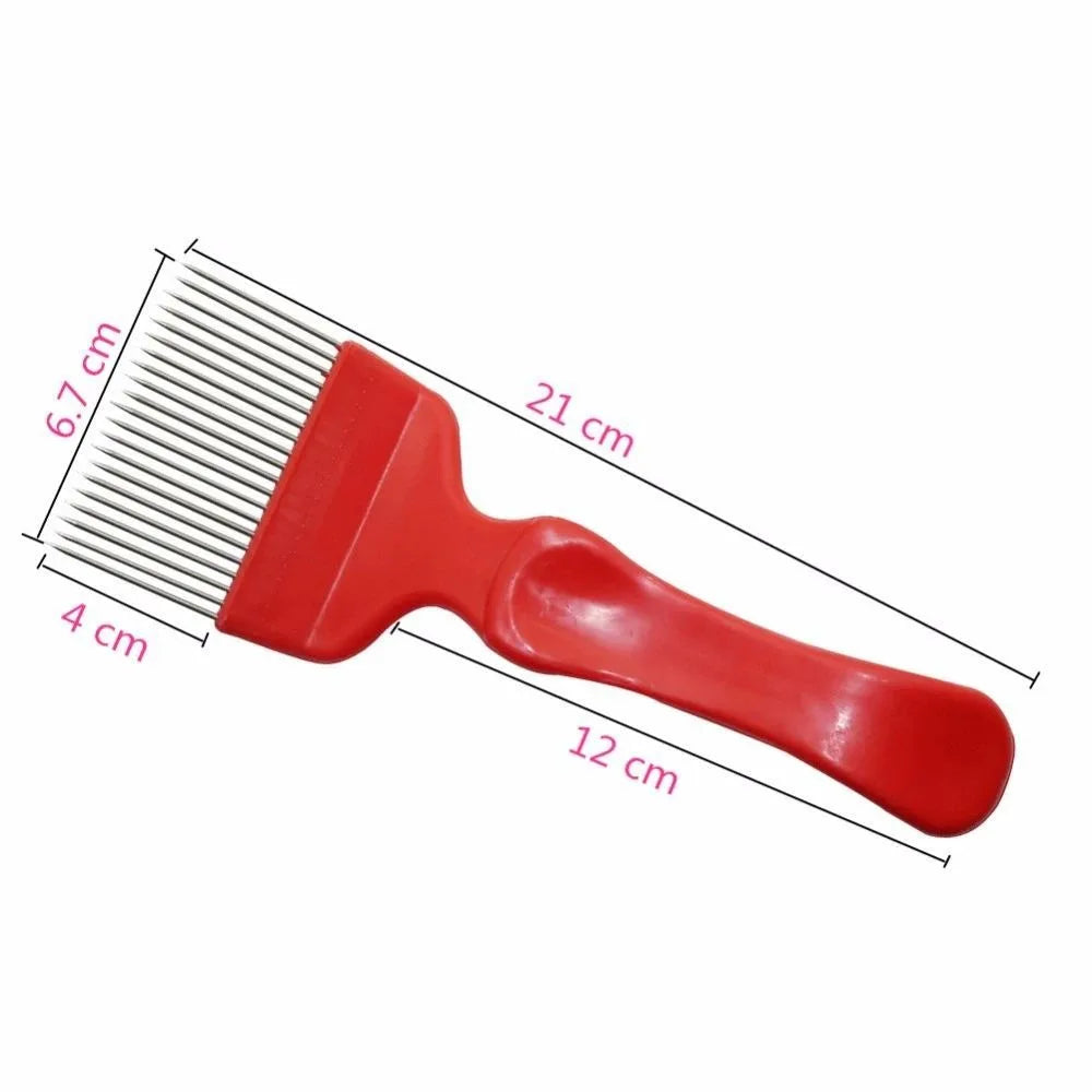 18/21 Pin Stainless Steel Honey Fork Scraper | Beekeeping Tool Beekeeping Uncapping Tool Oasis Select