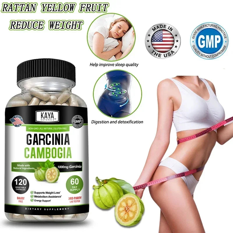 Garcinia Cambogia 1000mg Capsules – Metabolism & Energy Support