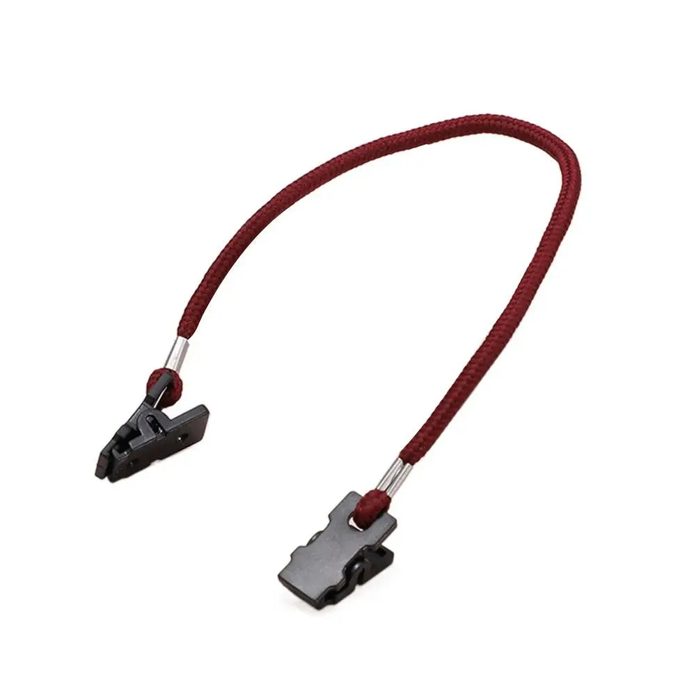 Hat Leash Windy Clip Hat Retainer Windproof Clips Fishing Accessories Hat Strap Clips Boating Riding Anti Fall Eyewear Retainer Oasis Select Wine Red