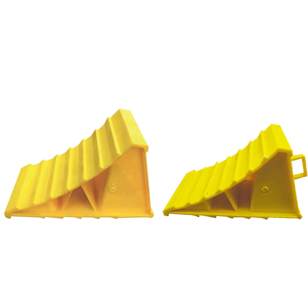 Car Trailer Wheel Chock with Handles Vehicle Truck Tire Stop Block Anti-slip Parking Wedges Car Stopper Wheel Alignment Block Oasis Select