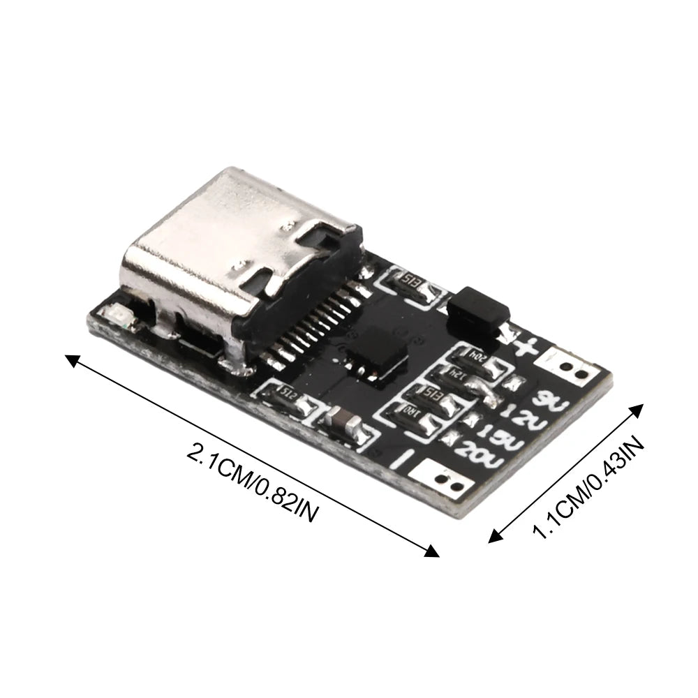 USB-C PD Trigger Board Module PD/QC Decoy Board Fast Charge USB Type-c to 12v High Speed Charger Power Delivery Boost Module Oasis Select