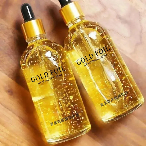 100ml 24K Gold Hyaluronic Acid Face Serum – Ginseng & Collagen Face Serum Oasis Select