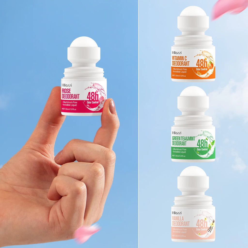 vitamin c，rose，vanilla，green tea & mint deodorant 48 hours long lasting fragrance Fruity perfume Skin care Oasis Select