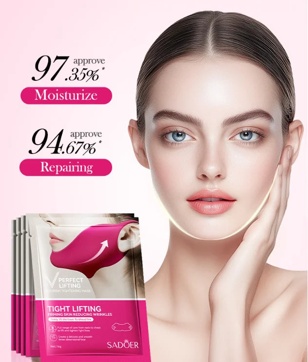 V-Shape Firming Face-lift Slimming Mask Removal Masseter Muscle Double Chin Face Fat Burning Anti-aging Beauty Products New Oasis Select