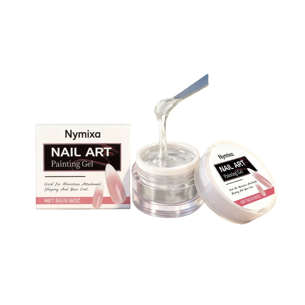 Clear Jelly Nail Glue – Quick-Dry & Invisible for Nail Art