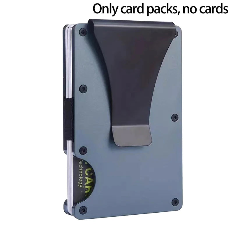 Slim RFID Minimalist Wallet – Card Holder & Money Clip