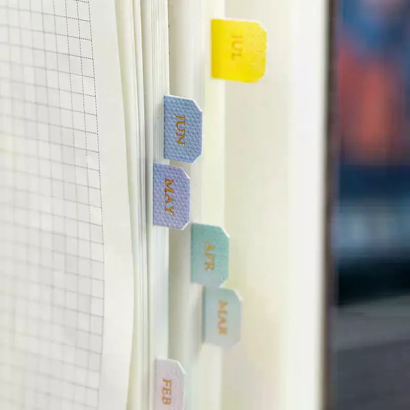 10/20 Sheets Classification Ledger Marker Stickers Monthly Separator Tabs Monthly Tabs Sticker For Office Study Oasis Select