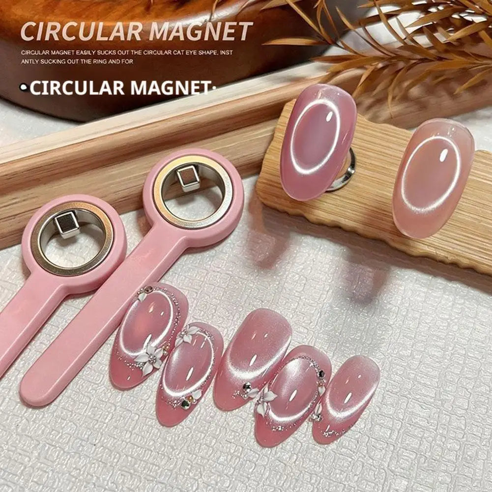 Ring Cat Eye Nail Magnet – Circle Effect Gel Polish Tool Nail Art Magnet Tool Oasis Select