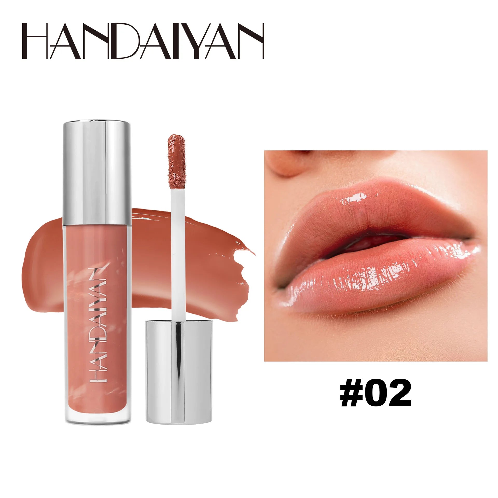 Handaiyan Vitamin E Lip Gloss – Hydrating Plumping Glaze