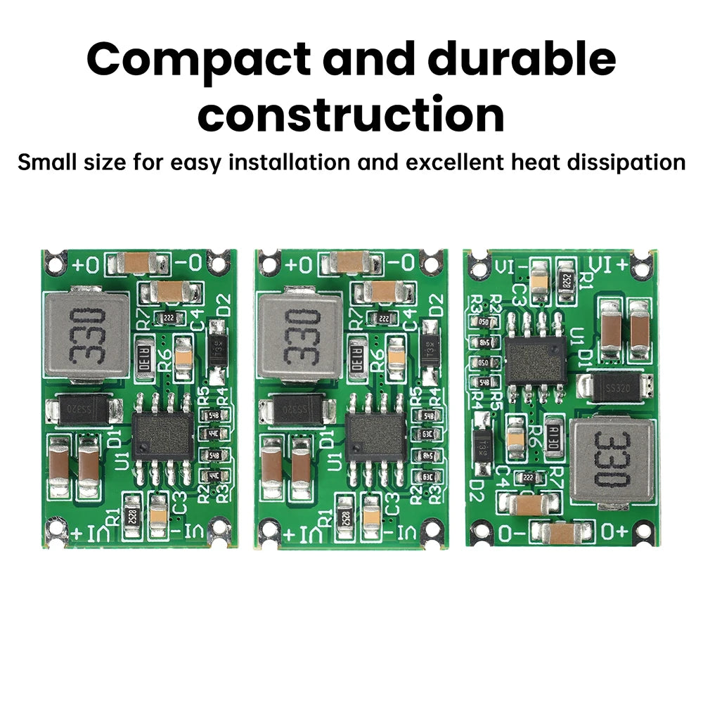 Mini DC-DC Buck Converter 48V 60V 120V to 3.3V 5V 12V Step-Down Power Module with Over Temperature Short Circuit Protection Oasis Select