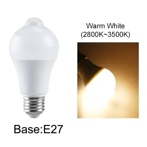 PIR Motion Sensor LED Bulb E27 B22 12W–20W Auto On/Off Motion Sensor LED Bulb Oasis Select E27 Warm White 20W