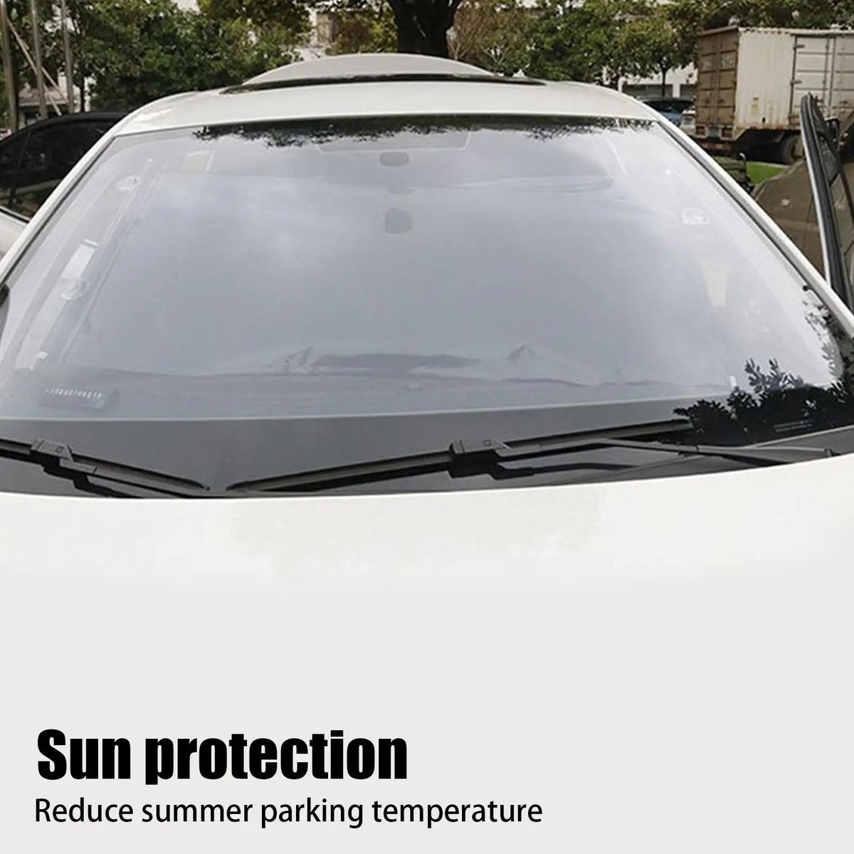 Retractable Windshield Sun Shade Truck Front Window Roller Blinds Car Windshield Sunshade Retractable Sun Visor Protector Auto Oasis Select