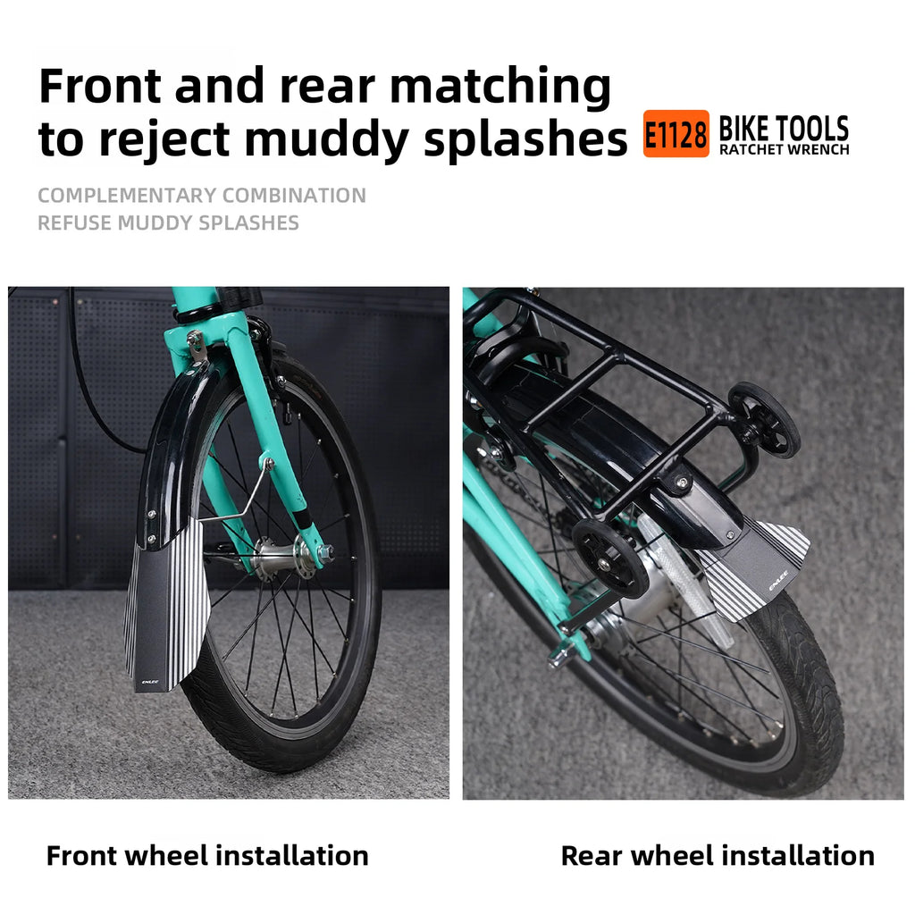 Suitable for Brompton small cloth folding bicycle modification, mudguard decoration, quick disassembly, mud removal, mudguard ti Oasis Select
