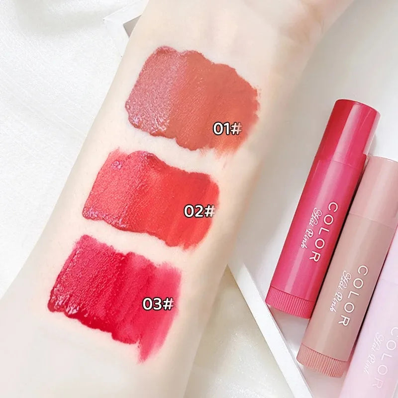 Moisturize Lip Balm Lipstick Hydrate Cute Girl Plump Lip Water Light Lip Glaze Makeup Korean Lipstick Cosmetic 3 Colors Beauty Oasis Select