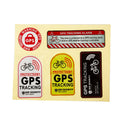 GPS TRACKING Alarm Sticker Reflective WARNING Motorcycle Bike Anti-Theft Sticker Oasis Select one size