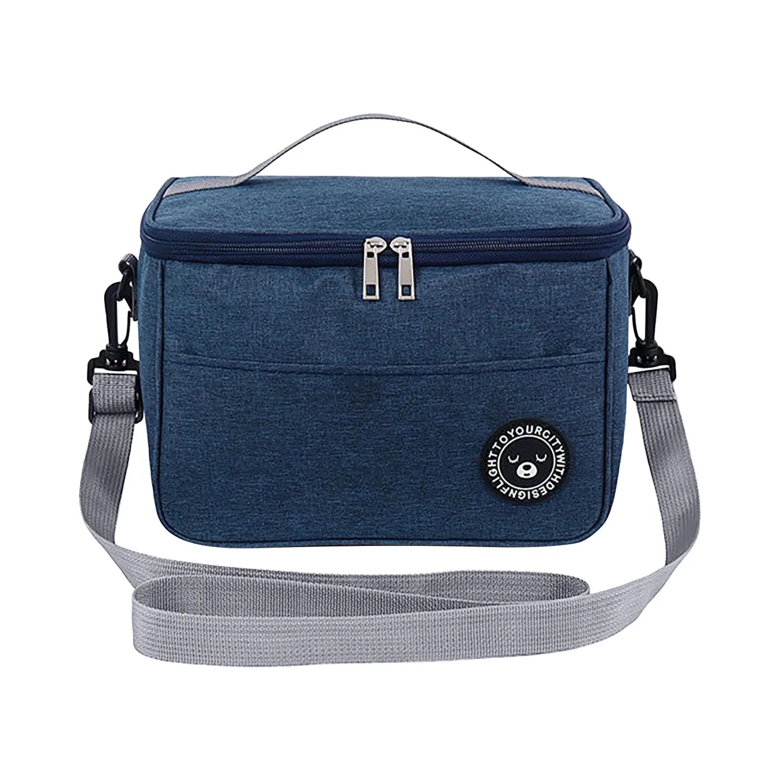 Portable Picnic Bag Thermal Insulated Lunch Box Tote Cooler Handbag Waterproof Backpack Bento Pouch School Food Storage Bags Oasis Select CS