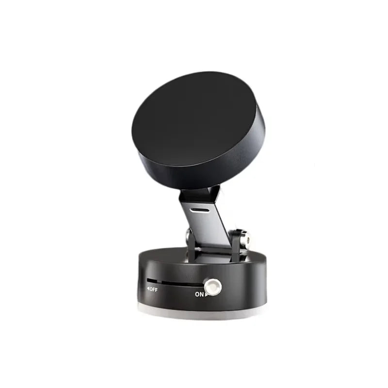 Adjustable Magnetic Phone Holder Portable Vacuum Bracket Double-Sided Suction Cup Lazy Stand for All Smartphones Oasis Select black