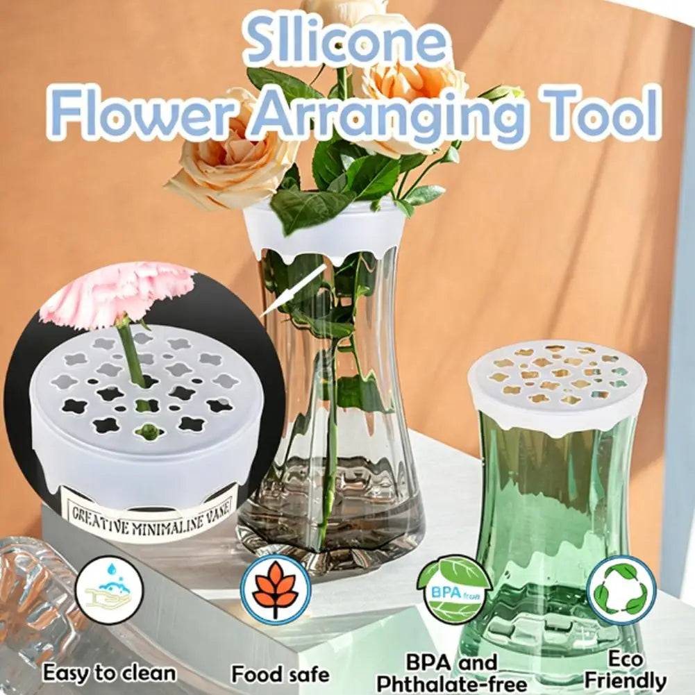 Silicone Flower Arrangement Grid – Ikebana Stem Holder
