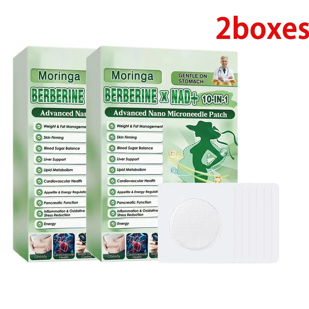 10-in-1 Nano Microneedle Patch – Firming & Moisturizing Skin Microneedle Skin Patch Oasis Select B 2 Boxes