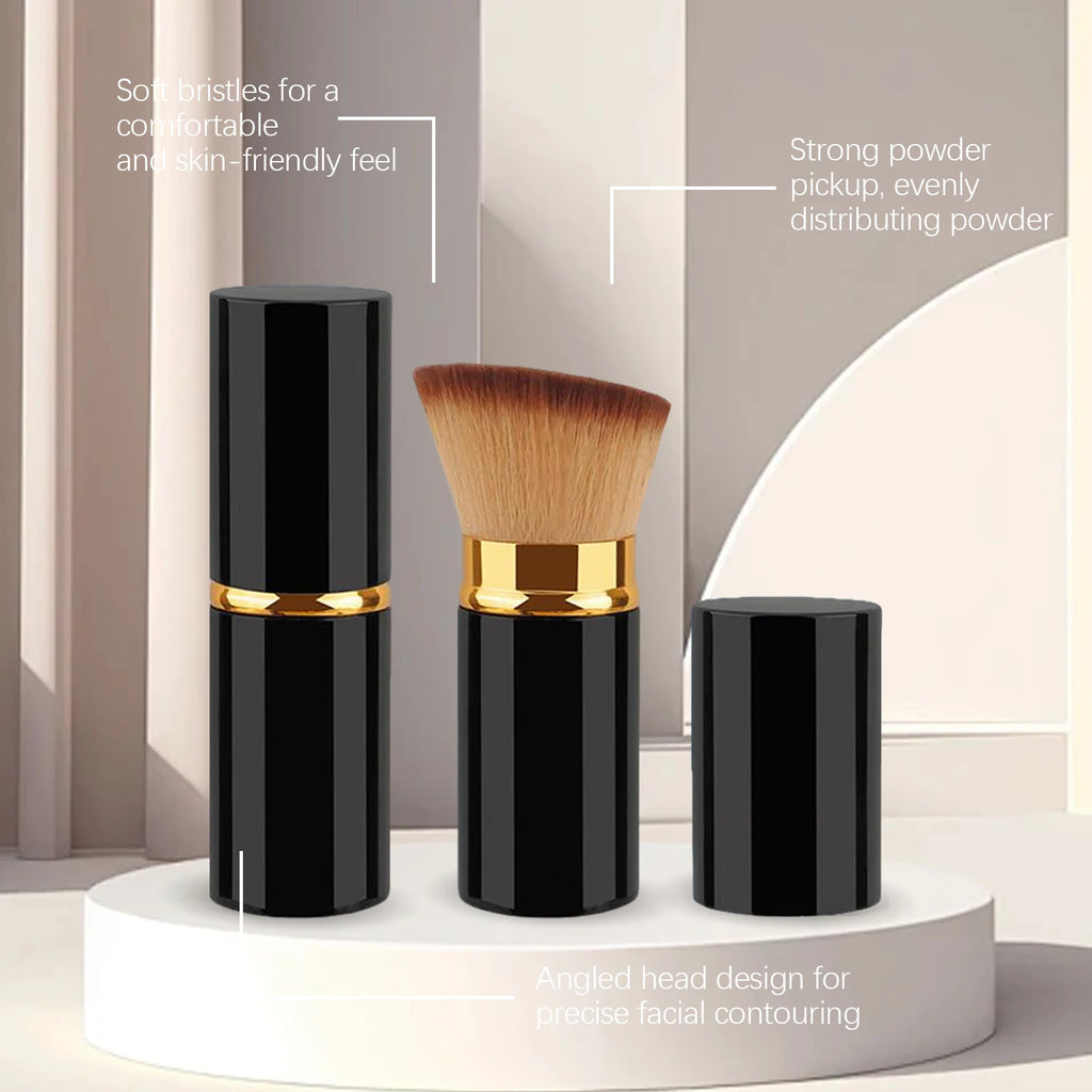 Large Angled Makeup Brush – Dense Bristles for Foundation & Blush