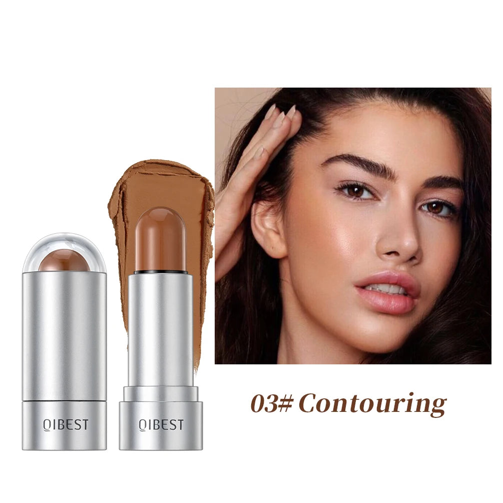 QIBEST 3-in-1 Highlight Blush & Contour Stick | All Skin Tones