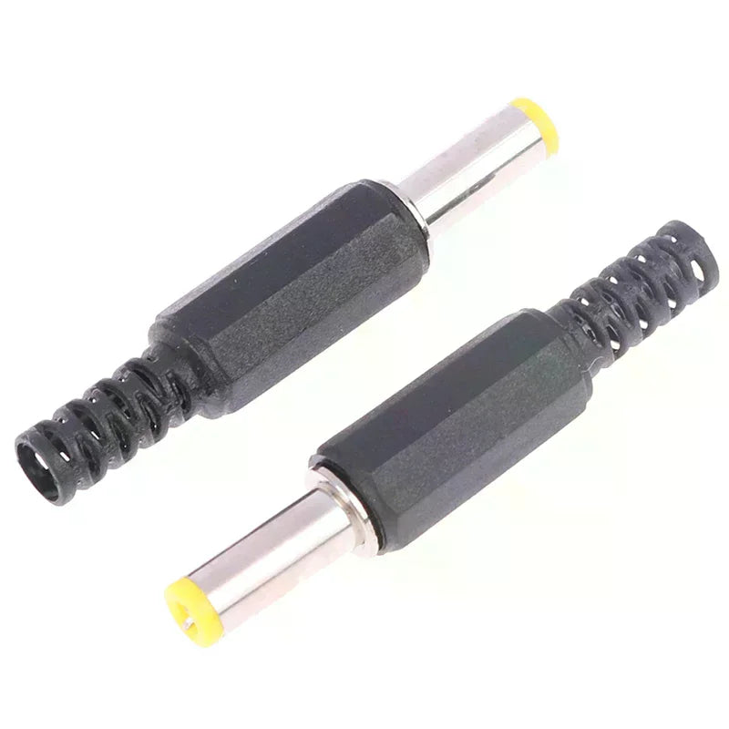 10PCS High Quality DC Power Male Plug 5.5*2.1*14MM Adapter Connector Plug Welded DC Head Oasis Select