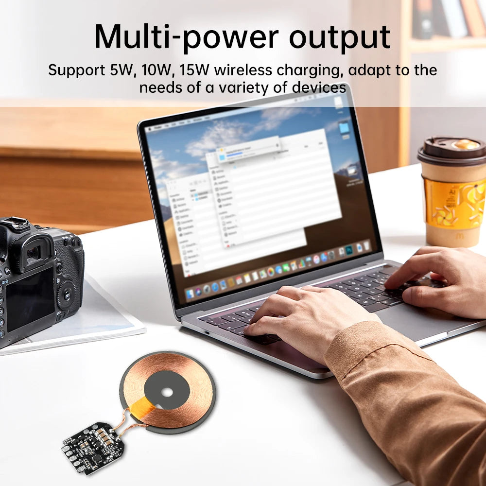 15W Wireless Charging Module Transmitter PCBA Wireless Charger Motherboard Magnetic Wireless Charging Motherboard + Coil Oasis Select