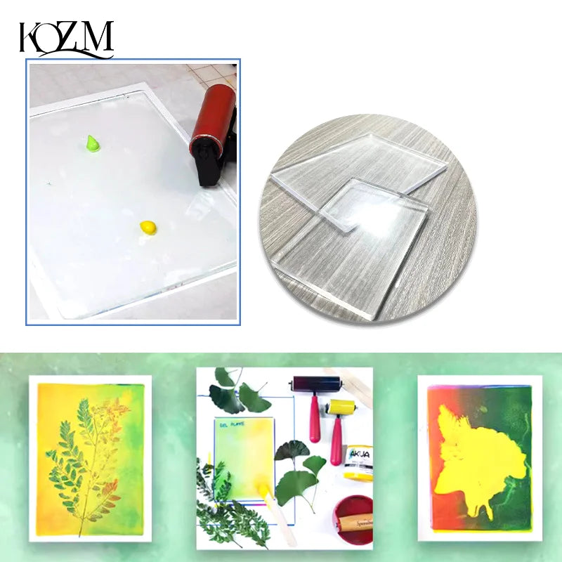 Silicone Gel Printing Plate for Monoprinting & Scrapbooking