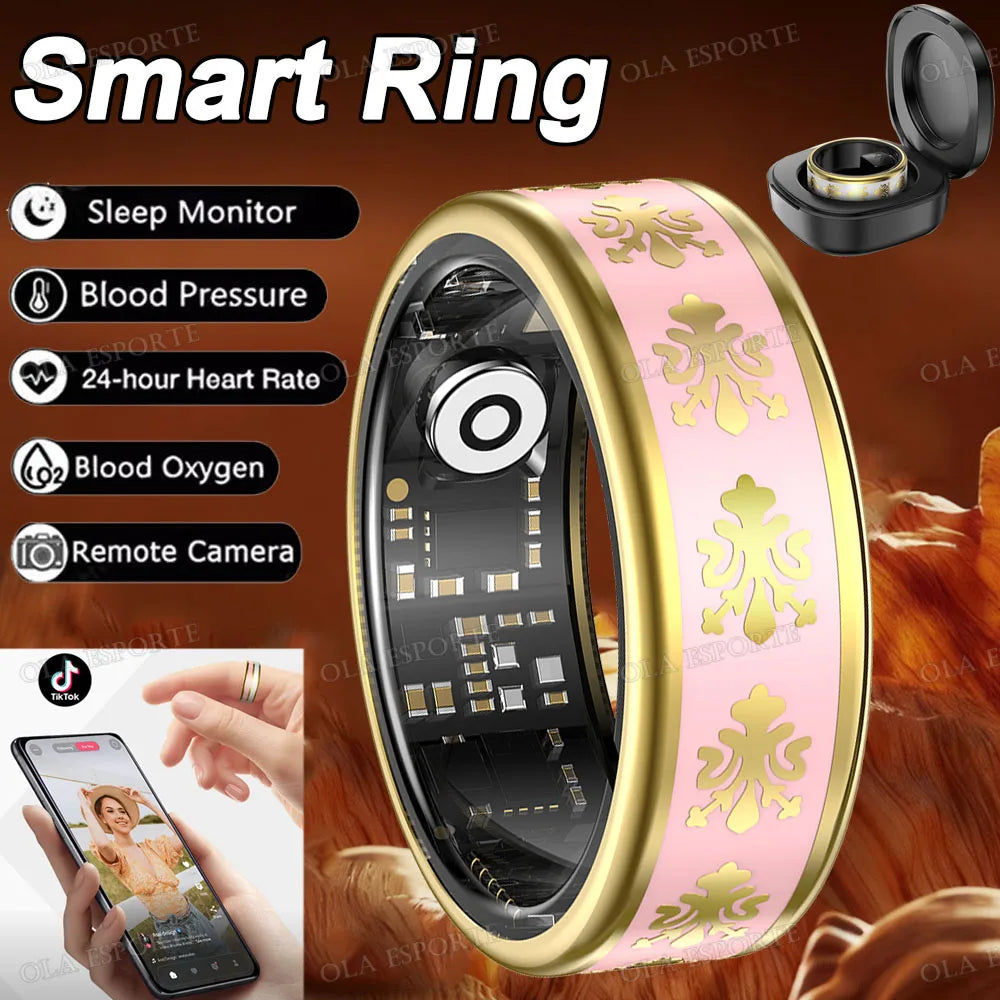 Ola Esporte Smart Ring – IP68 Fitness Tracker | Men & Women