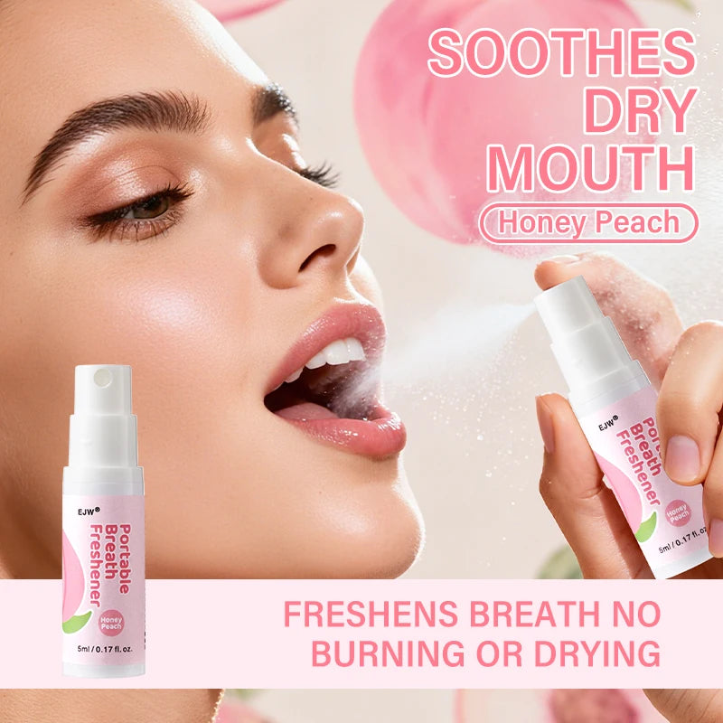 Alcohol-Free Oral Breath Spray – Mint, Peach & Grape Flavors Oral Breath Spray Oasis Select