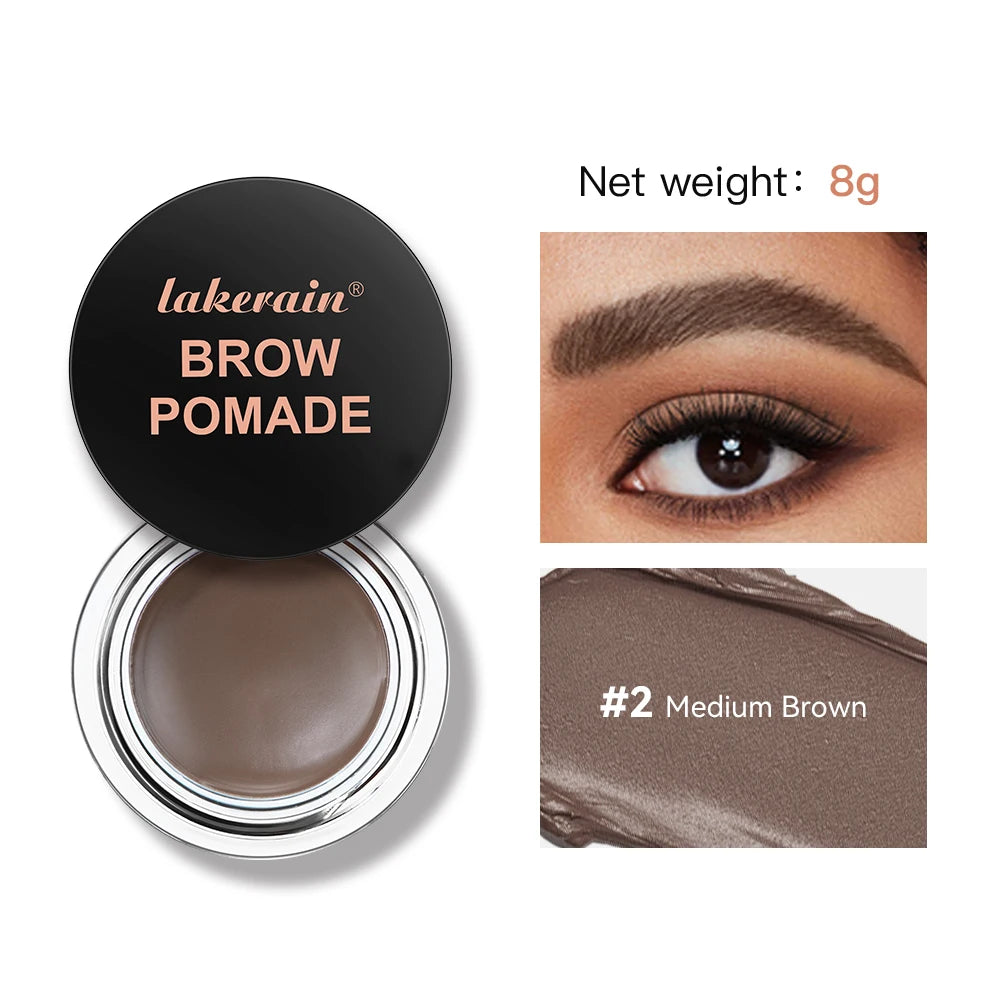 Wild Eyebrow Cream Smooth Styling Eyebrow Pomade Setting Eyebrow Wax Smudge Proof Eyebrow Dye Cream Oasis Select 2Medium Brown