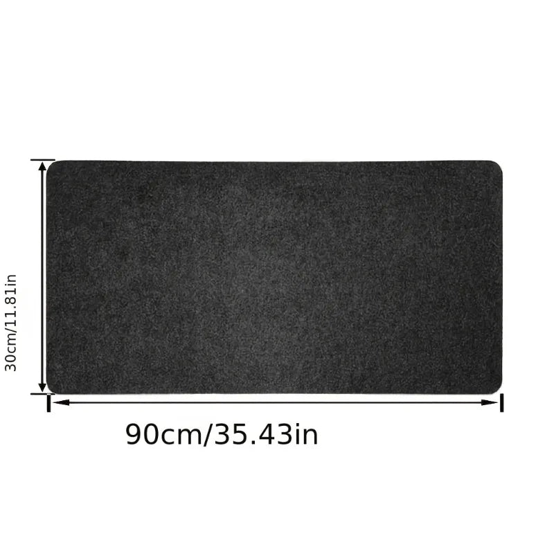 1pc Extra Large Mouse Pad - Extra Large Non-Slip Mouse Pad for Gaming & Computer Keyboard, Office Desk Mat, Kawaii Desk Pad Oasis Select Dark Grey 90x30cm