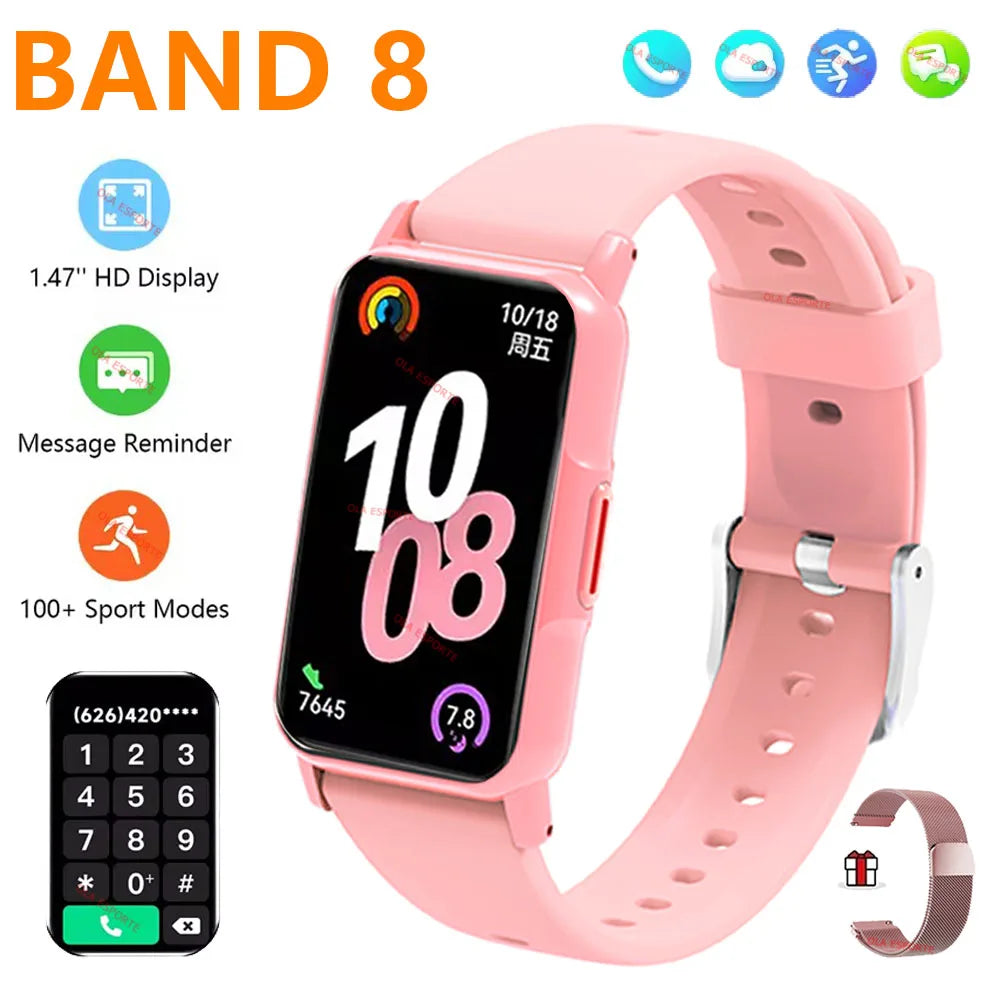 Smart Band 8 Smartwatch – GPS, Sleep Tracker & Call Alerts