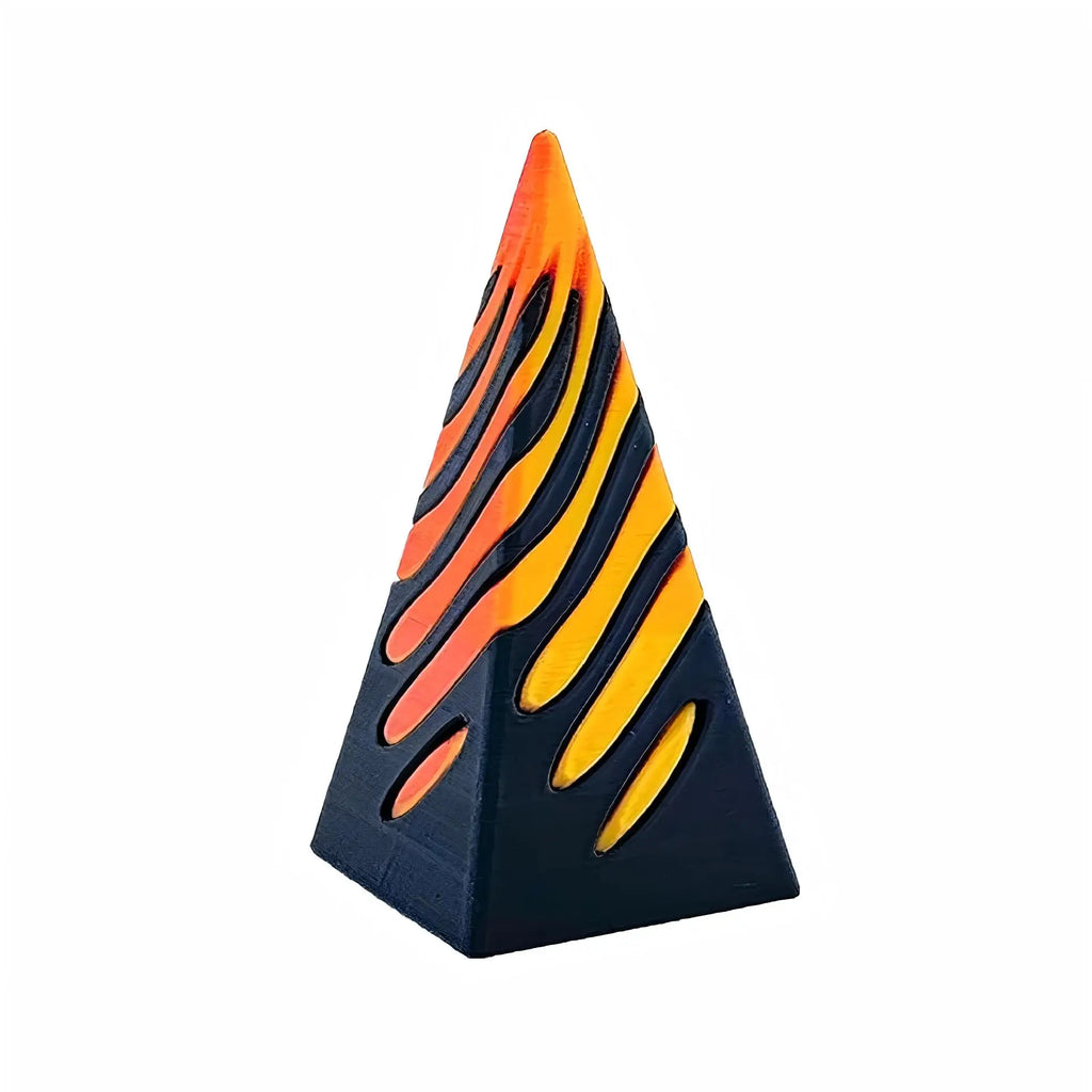 3D Printing Decompression Spinning Toy Through Pyramid Toy Spiral Cone Helix Screw Passthrough Sculpture Decor Toy Oasis Select 18
