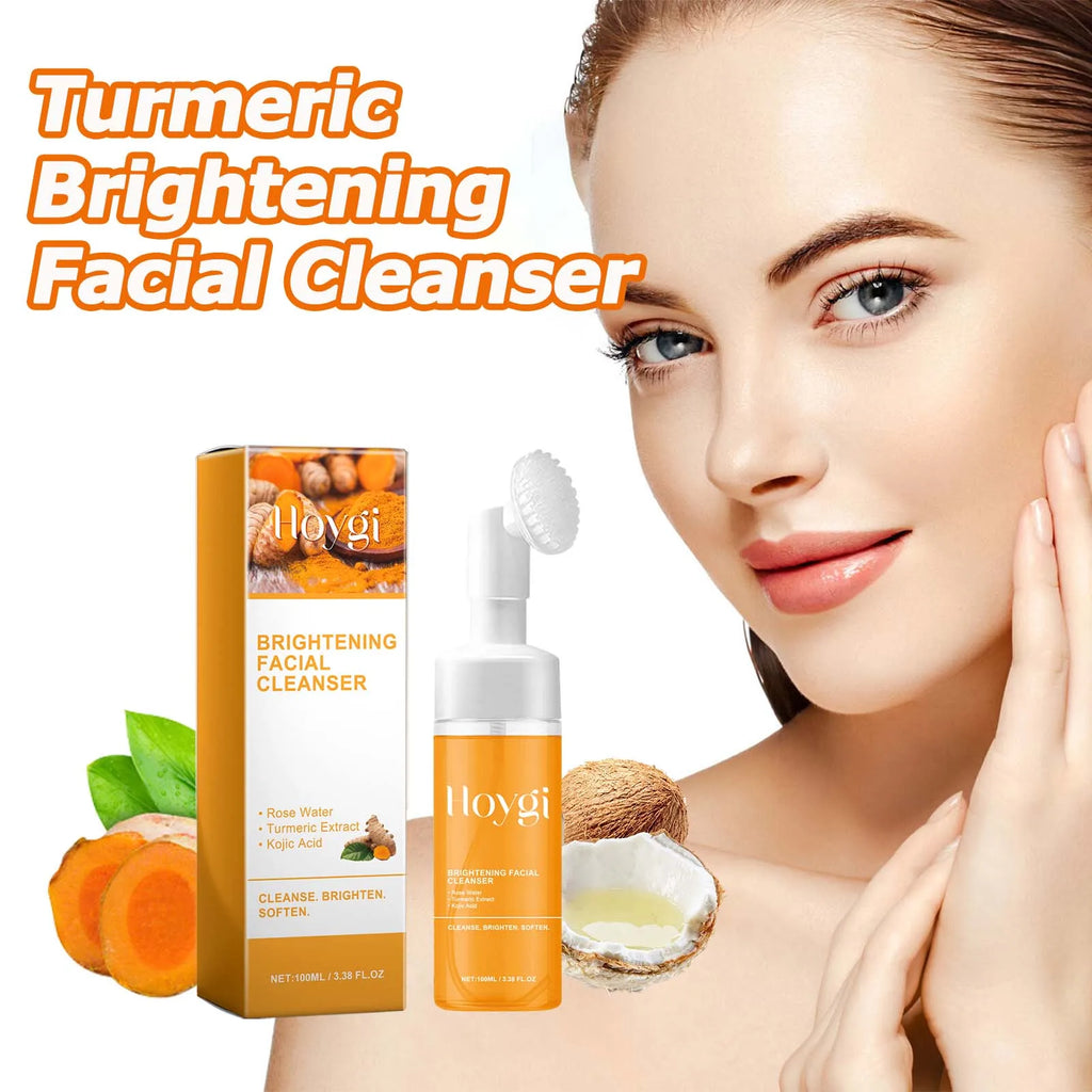 Turmeric Cleanser Deeply Cleansing Kojic Acid Blackhead Remover Skin Cleansing Oil Control Fade Acne Marks Brighten Foam Cleanse Oasis Select