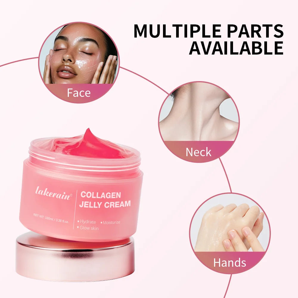 Moisturizing Collagen Jelly Cream Deep Hydration Soothing Skin Collagen Tightening Firmness Hydration Skincare Face Cream Gel Oasis Select