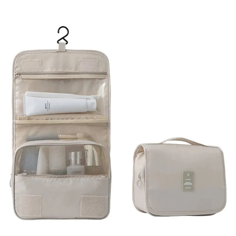 Travel Hanging Makeup Bag – Large Capacity Dry Wet Separation