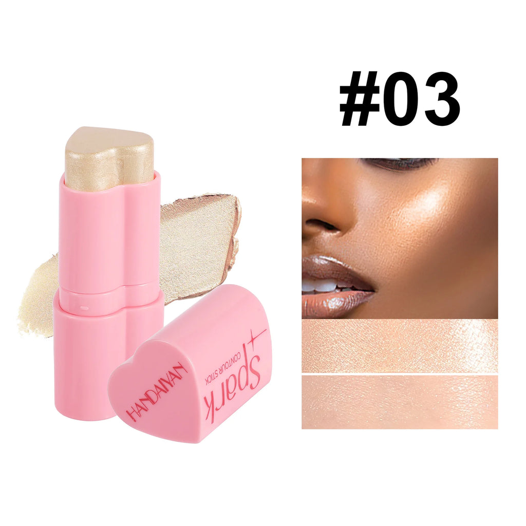Handaiyan 3-in-1 Blush Highlighter Contour Stick – 8 Colors