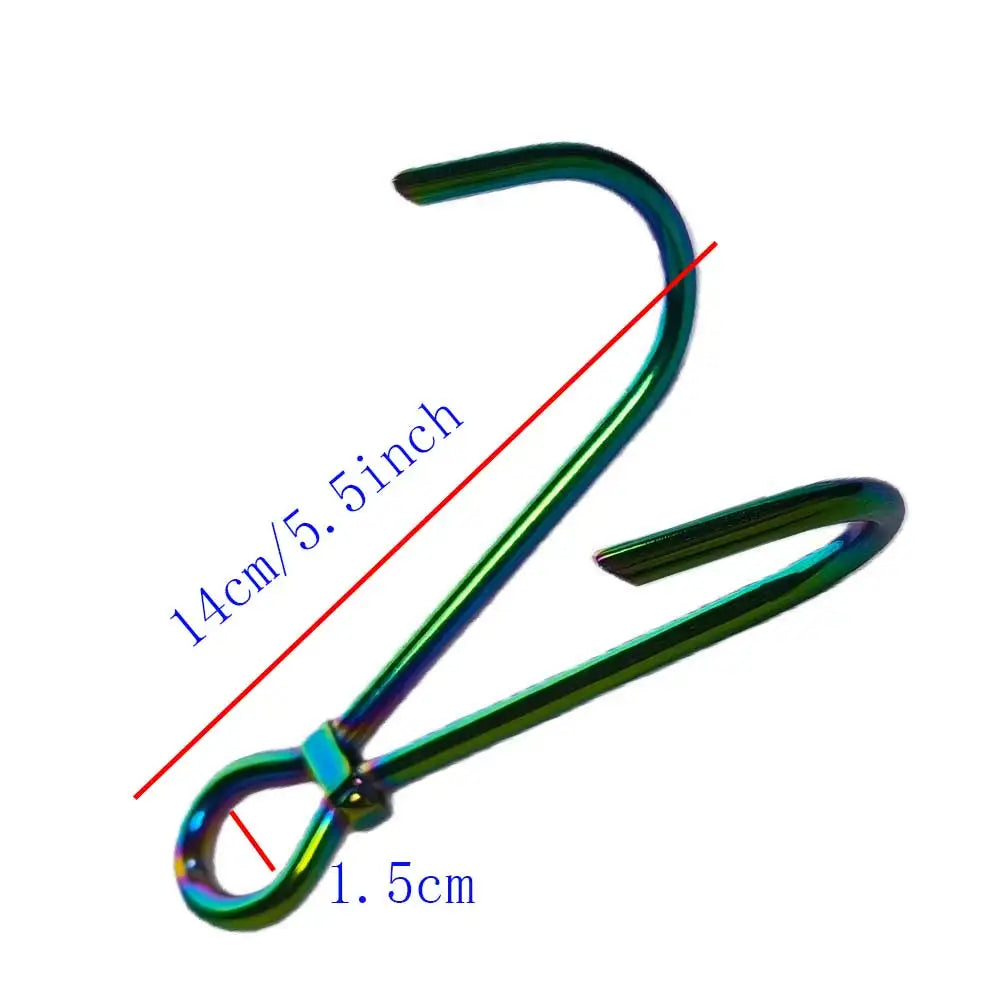 Marine Grade Diving Double Drift Hook 316 stainless steel Colorful Double Safety Hooks for Current Diving Oasis Select